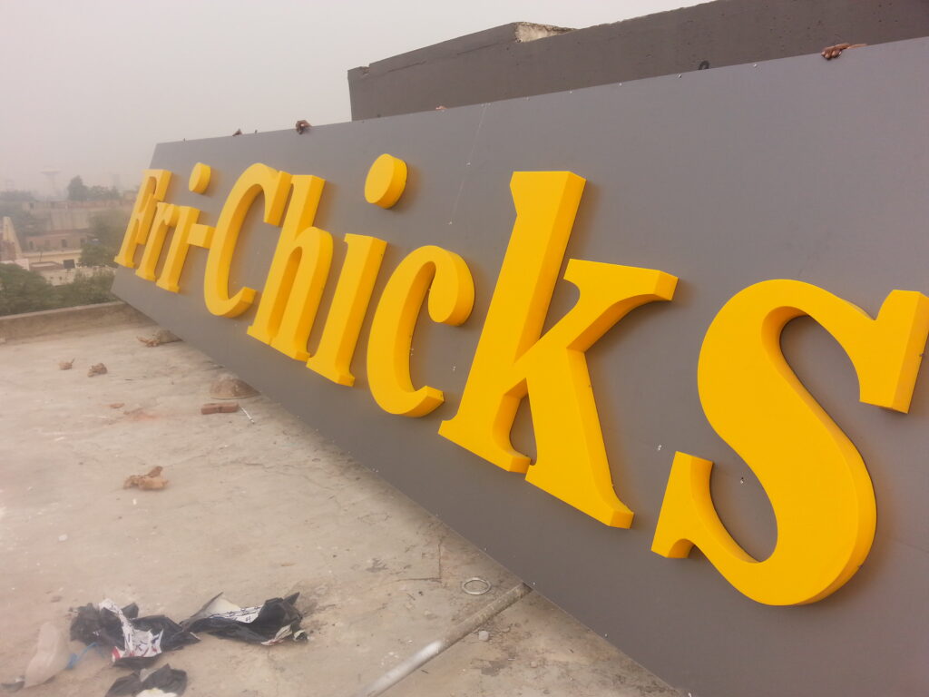 acrylic letters