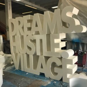 Foamex 3D Letters