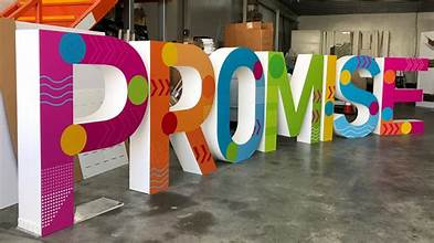 3D Acrylic Letters