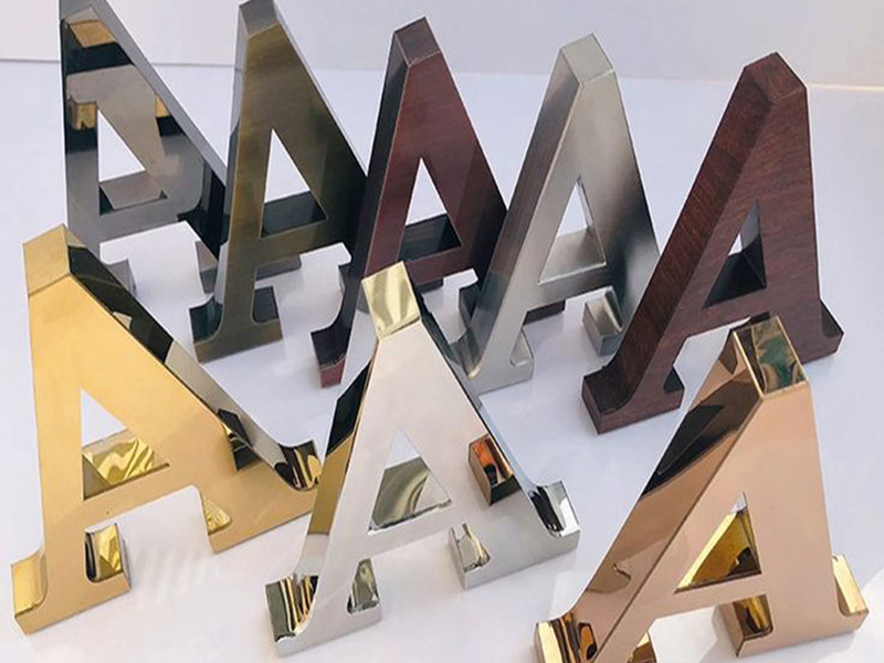 3D Metal Letters