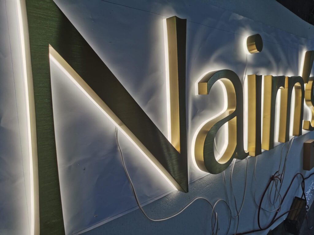 3D Metal Letters