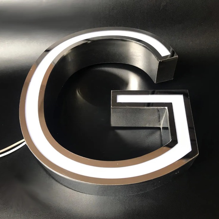 3D Metal Letters