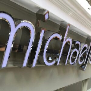 3D Metal Letters
